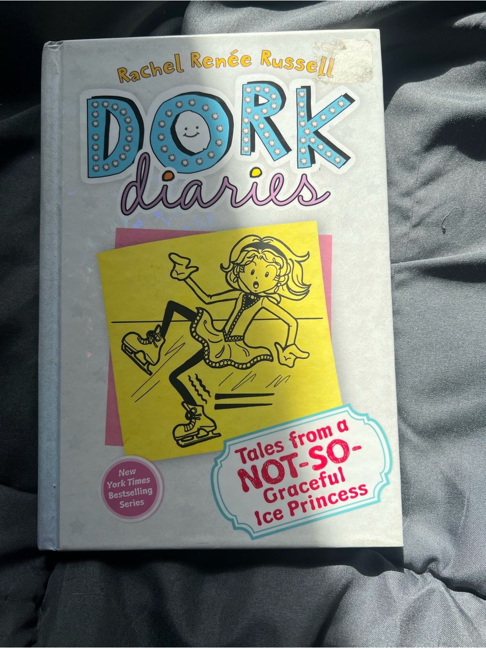 Dork Diaries: Tales from a Not-So-Graceful Ice Princess - White & Yellow Cover